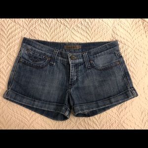 Blue Frankie B denim shorts
